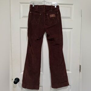 Wrangler Dark Brown Corduroy Trousers